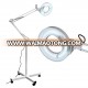 Rolling Adjustable MAGNIFYING LAMP BEAUTY Standing Mag Light SALON FACIAL Wheels